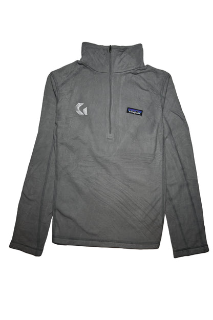 PATAGONIA Fleece-Pullover mit ¼-Reißverschluss – Grau M