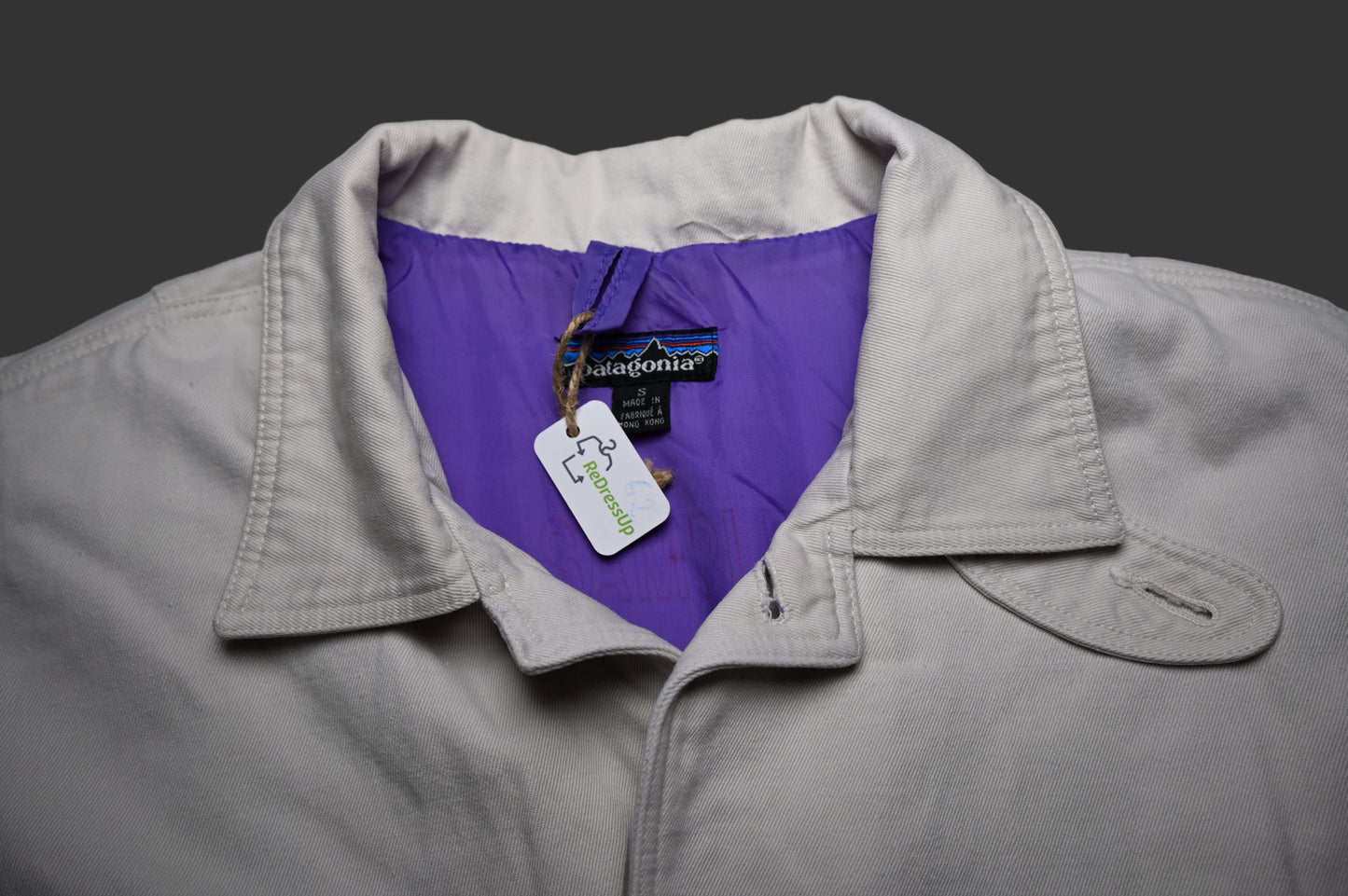 PATAGONIA-Vintagejacke aus den 80ern - Weiß S
